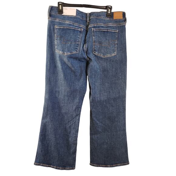 AE NWT Ne(x)t Level Low-Rise Favorite Boyfriend Jeans, X-Short, Size 14 - Picture 2 of 9